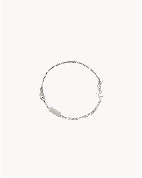 chaine ysl homme|CASSANDRE bracelet à charm en métal .